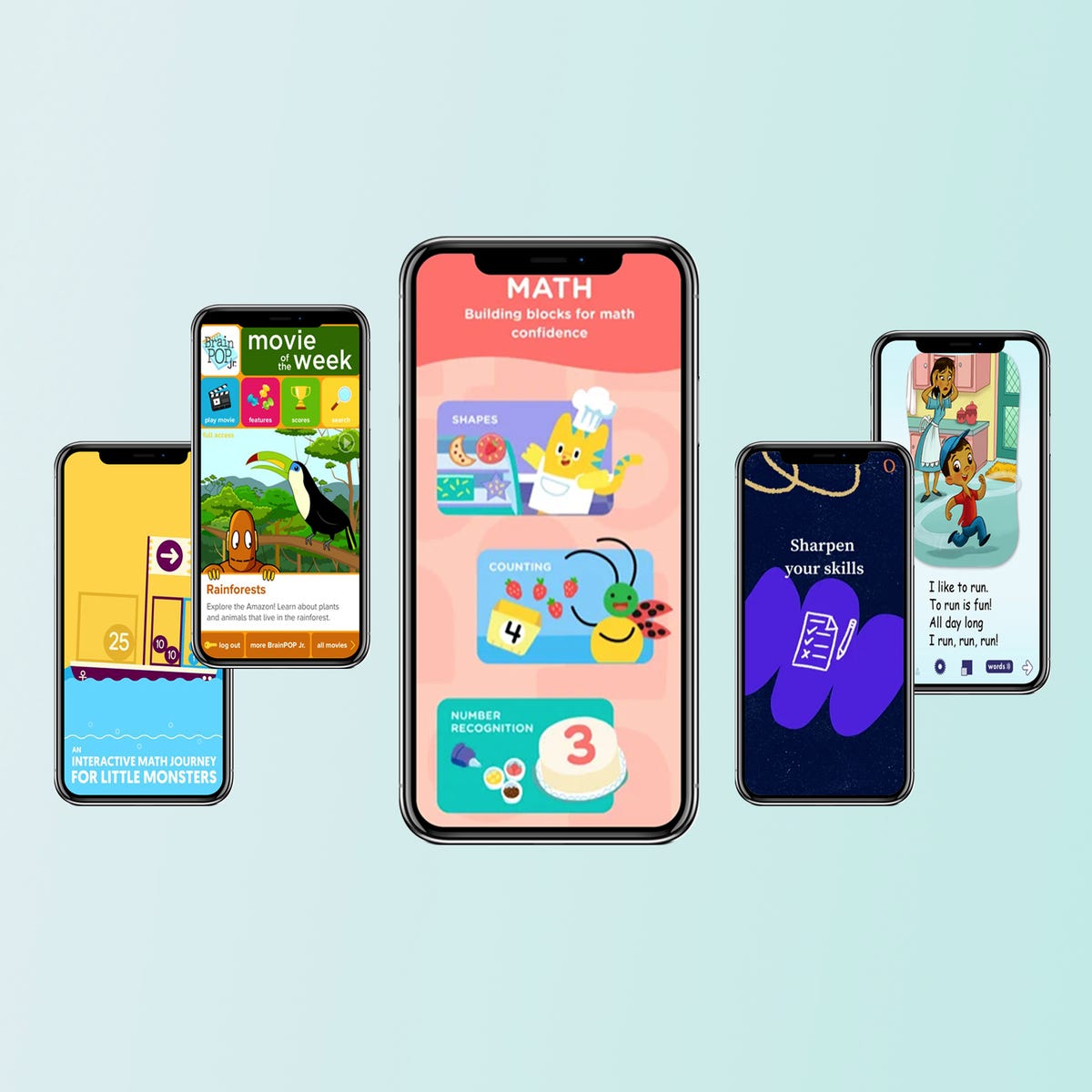 Kinder mit Apps